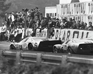 Images Dated 9th October 2012: 1969 Le Mans 24 hours: Helmut Kelleners / Reinhold Joest, Ford GT40, 6th position