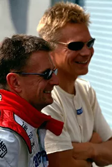 Images Dated 13th June 2002: 2002 Canadian Grand Prix - Priority Allan McNish, Toyota TF102, and team mate Mika Salo