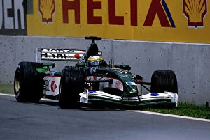 Images Dated 13th June 2002: 2002 Canadian Grand Prix - Priority Pedro De La Rosa, Jaguar Cosworth R3 Circuit Gilles