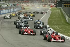 Images Dated 14th April 2002: 2002 San Marino Grand Prix - Race Photographic