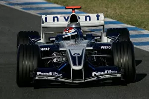 Images Dated 29th September 2004: 2004 Formula One Testing Marc Gene, WilliamsF1 BMW FW26, action. Jerez, Spain