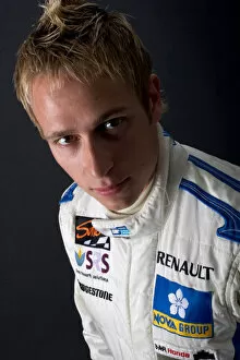 Images Dated 15th June 2005: 2005 GP2 Drivers Photo Shoot. Adam Carroll (GB, Super Nova International). Portrait. 14th June 2005