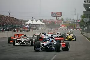 Images Dated 26th February 2006: A1 Grand Prix Championship, Round 9, Parque Fundidora: Race 2 Start, Alexandre Premat