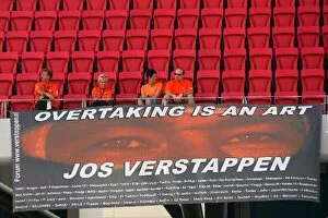 Images Dated 11th December 2005: A1 Grand Prix: Fans of Jos Verstappen A1 Team Netherlands