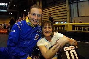Images Dated 10th January 2002: Autosport International Show: Richard Dunwoody and Louise Goodman took part in the celebrity