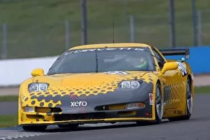 Images Dated 7th April 2003: British GT Championship: Peter Le Bas / Ricky Cole Xero Competition Corvette C5