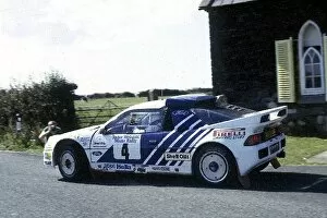 British Rally Championship: Mark Lovell and Roger Freeman in their Ford RS200 in which they won the British Rally