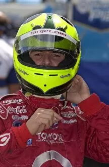 Images Dated 17th August 2002: Bruno Junqueira was the man of the day, putting his Toyota / Lola on pole for the Motorola 220 at
