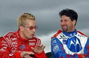 Images Dated 8th February 2002: CART FedEx Championship Series: Kenny Brack and Michael Andretti
