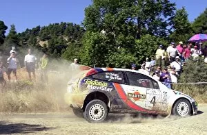 Images Dated 17th June 2001: Colin McRae (GBR) on stage 15.. World Rally Championship, Acropolis Rally, 14-17 June 2001