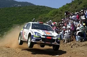 Images Dated 17th June 2001: Colin McRae (GBR) on stage 16.. World Rally Championship, Acropolis Rally, 14-17 June 2001