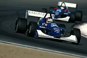 Images Dated 18th October 2001: Dayton Indy Lights: 2001 champion and race winner Townsend Bell
