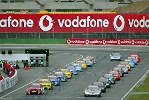 Images Dated 27th April 2003: DTM: The 2003 DTM field line up for the first race of the season. Bernd Schneider