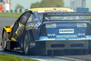 Images Dated 19th May 2002: DTM Championship: Yves Olivier Opel Astra V8 Coupe was black flagged on lap 10 with a damaged door