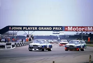 Images Dated 20th May 2004: European Touring Car Championship: The two Broadspeed Jaguar XJ12 lead the field