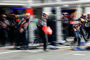 Images Dated 23rd August 2015: F1 Formula 1 Formula One Gp Pit Stops Portrait