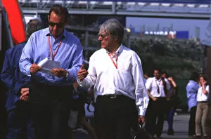 Images Dated 19th May 2000: F1 Spanish GP-Bernie Ecclestone and Paddy McNally