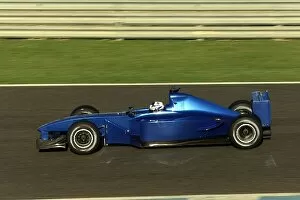 Images Dated 26th January 2001: F1 Testing: Kimi Raikkonen has his first test in the new 2001 Sauber