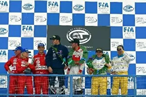 Images Dated 6th October 2002: Fia GT Championship: 2nd: Enzo Calderari / Lilian Bryner / Jean-Marc Gounon BMS Scuderia Italia