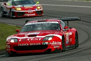 Images Dated 1st July 2002: FIA GT Championship: The race winning Ferrari 550 Maranello of Jean-Denis Deletraz