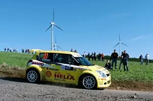 FIA World Rally Championship: Per-Gunnar Andersson, Suzuki Swift Super 1600, on Stage 16