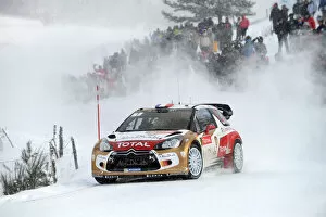 Images Dated 18th January 2013: FIA World Rally Championship, Rd1, Rally Monte Carlo, Day Two, Monte Carlo