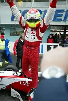 Images Dated 5th October 2003: Formula 3 EuroSeries: 2003 champion and race winner Ryan Briscoe, Prema Powerteam