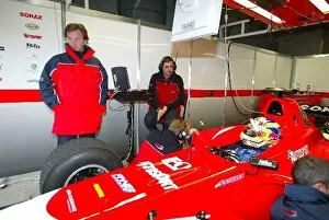 Images Dated 19th November 2003: Formula 3000 Testing: Vitantonio Liuzzi makes his first test with Arden