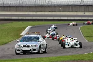 Images Dated 5th September 2004: Formula BMW UK Championship: The safety car leads the field around the track