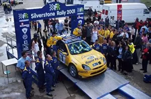 Images Dated 12th June 2001: Formula Rally Championship: Podium and results