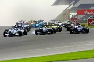 Images Dated 8th October 2004: Formula Renault V6 Championship: The start of race 2