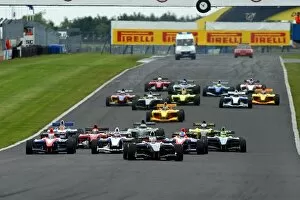 Images Dated 28th June 2003: Formula Renault V6 Eurocup: Jose-Maria Lopez DAMS leads at the start of the race