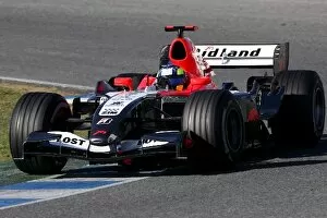Images Dated 10th December 2005: Formula One Testing: Fabrizio del Monte tests for MF1 Racing