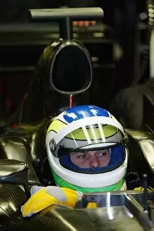Images Dated 20th January 2003: Formula One Testing: Giancarlo Fisichella tests the Jordan Ford EJ13