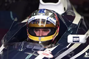 Images Dated 14th December 1999: Formula One Testing, Jerez, Spain. 14/12/99 Darren Manning gets his first taste of an F1 car