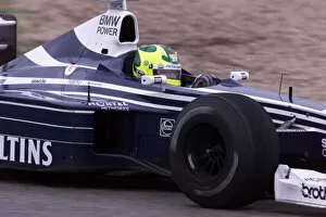 Images Dated 14th December 1999: Formula One Testing, Jerez, Spain. 14 / 12 / 99 F3000 driver Bruno Junqueira tests