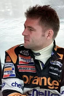 Images Dated 26th January 2001: Formula One Testing: Jos Verstappen tests for Arrows