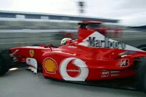 Images Dated 12th January 2003: Formula One Testing: Luciano Burti Ferrari F2002