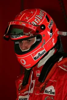 Images Dated 16th February 2005: Formula One Testing: Michael Schumacher Ferrari F2004M