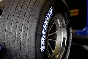 Images Dated 8th January 2003: Formula One Testing: The Michelin intermediate tyre