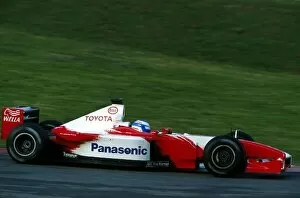 Images Dated 5th February 2002: Formula One Testing: Mika Salo Toyota TF102