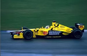Images Dated 18th September 2001: Formula One Testing: Narain Karthikeyan had his first test with the Jordan team