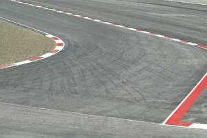 Images Dated 19th January 2004: Formula One Testing: The new re-profiled turn 10 at Barcelonas Circuit de Catalunya