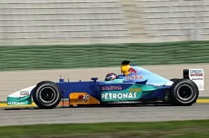 Images Dated 21st May 2003: Formula One Testing: Nineteen year old driver Neel Jani, Sauber Petronas C22