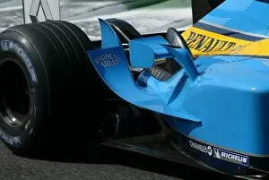 Images Dated 4th September 2003: Formula One Testing: Renault winglet detail