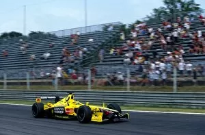 Images Dated 6th July 2001: Formula One Testing: Ricardo Zonta Jordan EJ11 tested alongside regular drivers Frentzen and Trulli