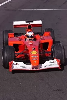 Images Dated 30th May 2001: Formula One Testing: Rubens Barrichello Ferrari F2001
