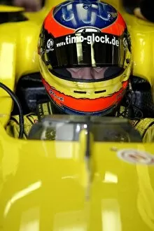 Images Dated 22nd January 2004: Formula One Testing: Timo Glock got a second day of testing in the Jordan Ford EJ13