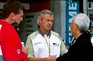 Images Dated 17th February 2009: Formula One World Championship: Adrian Reynard BAR Co-Founder with Otmar Szafnauer Vice-President