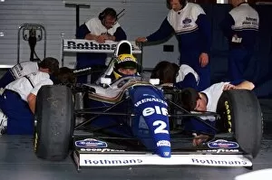 Images Dated 1st April 2002: Formula One World Championship: Ayrton Senna continues testing the Williams FW16